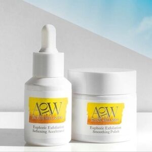 Act of Wellness Euphoric Polish Plus Exfoliator Two Piece Set NIB